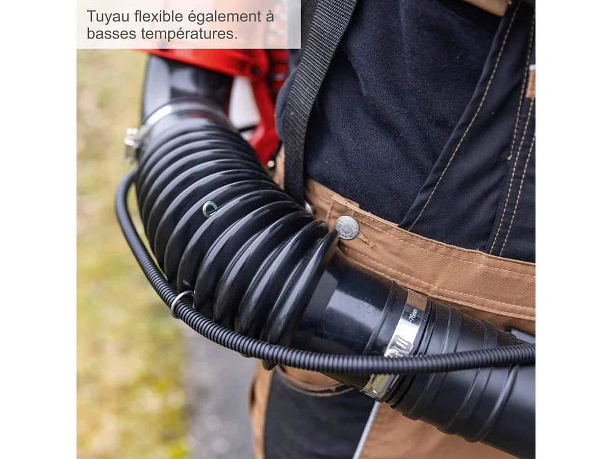 Soprador a gasolina de mochila SCHEPPACH LB5200BP 51,7 cm³ - 1,4 kW - Arnês ergonômico antivibração