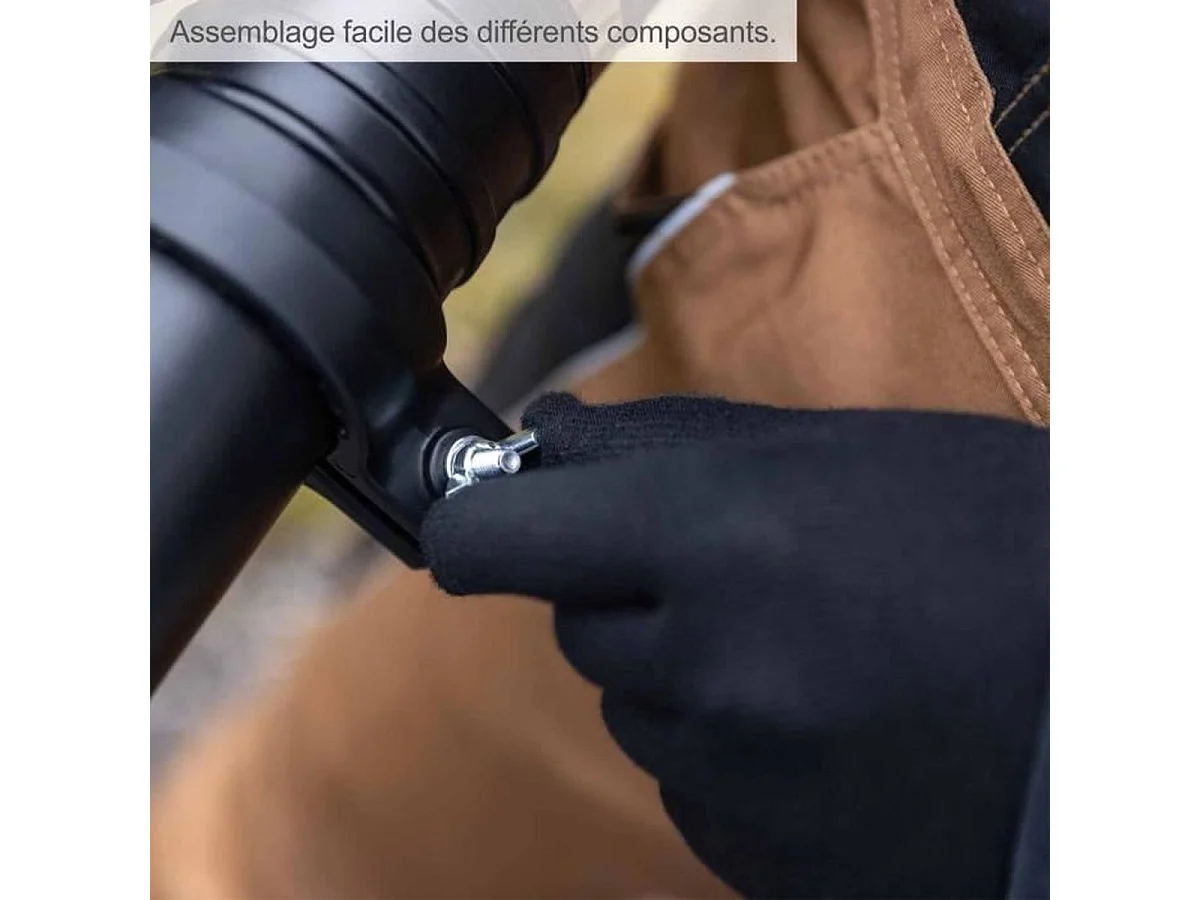 Soprador a gasolina de mochila SCHEPPACH LB5200BP 51,7 cm³ - 1,4 kW - Arnês ergonômico antivibração