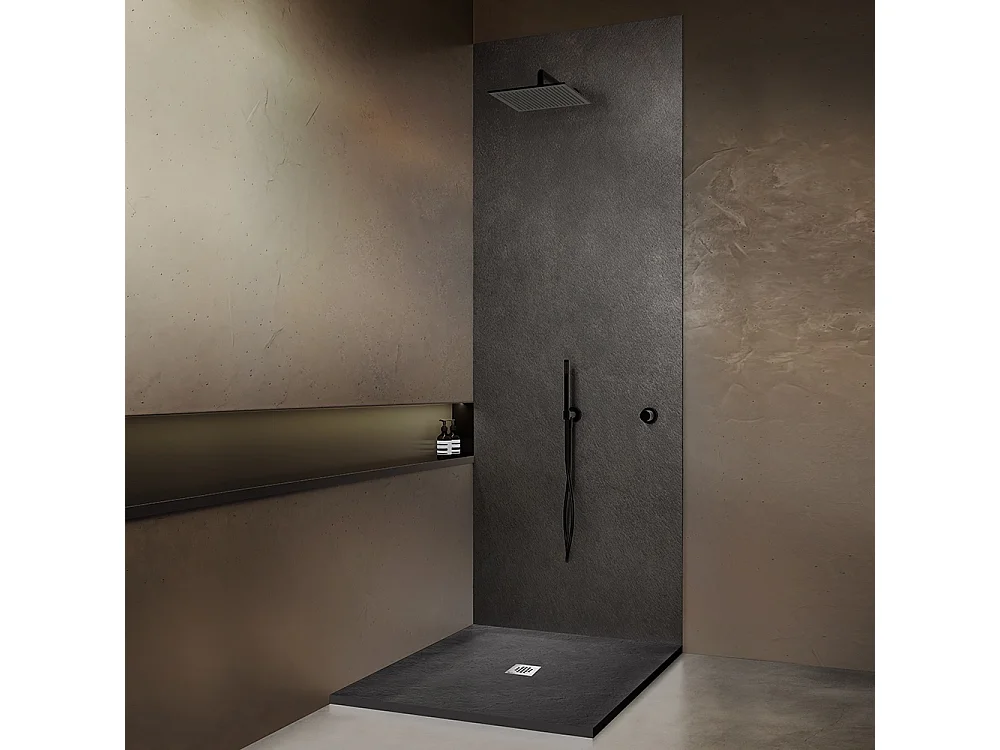 Receveur de douche pierre naturelle rocher de mer 90x90 cm