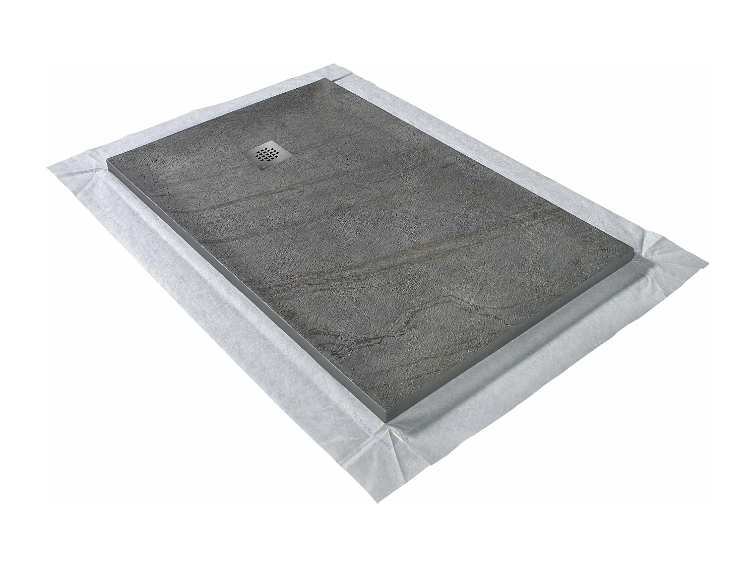 Receveur de douche pierre naturelle ardoise claire 180x80 cm