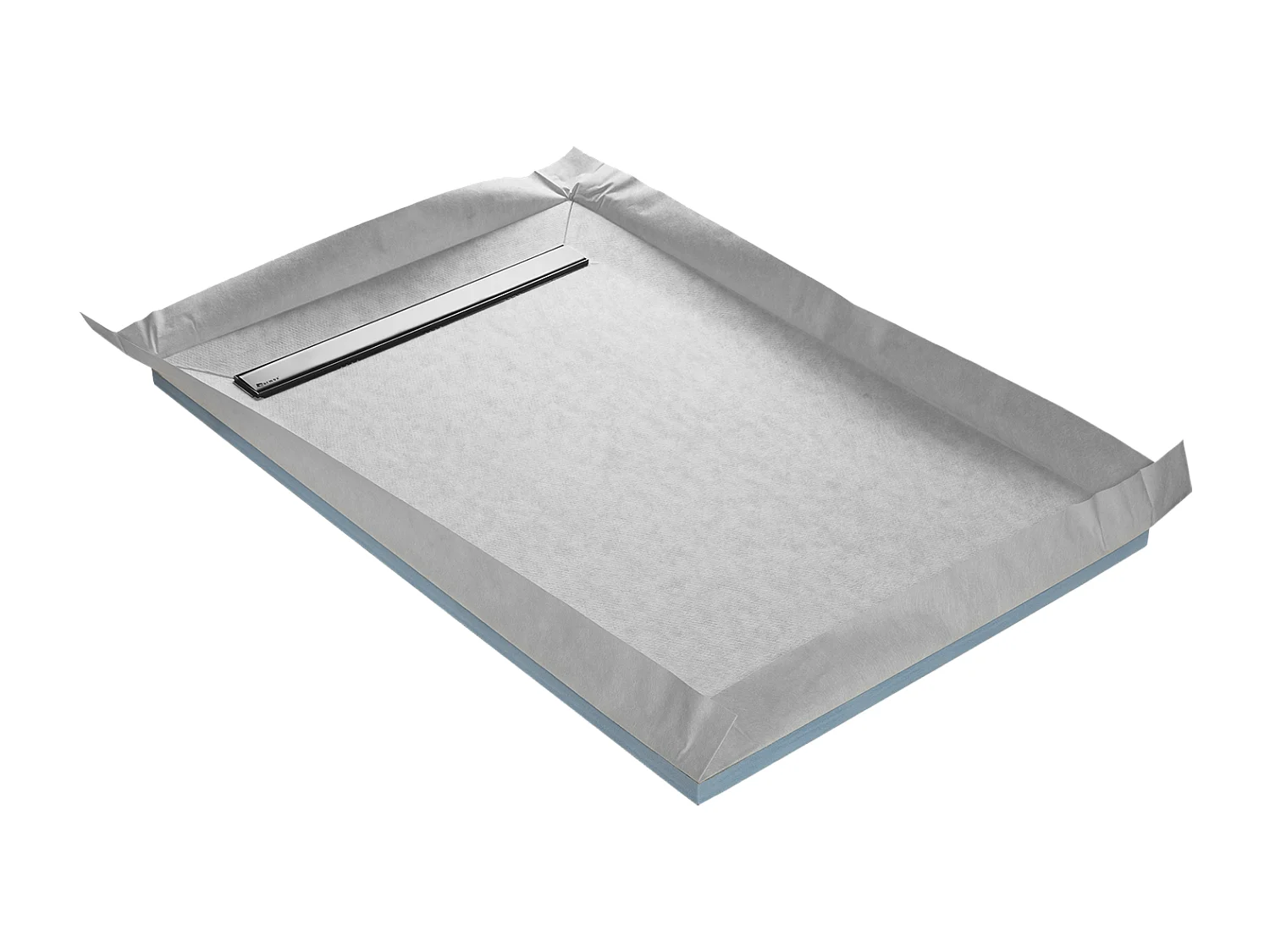 Onbath's bac à douche  à carreler siphon plat 140x90 cm recoupable