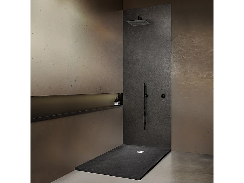 Receveur de douche pierre naturelle rocher de mer 140x80 cm