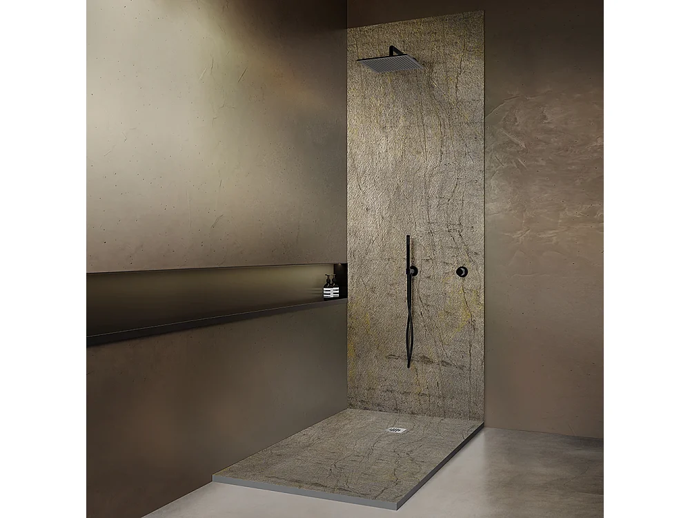 Receveur de douche pierre naturelle ardoise claire 200×100 cm