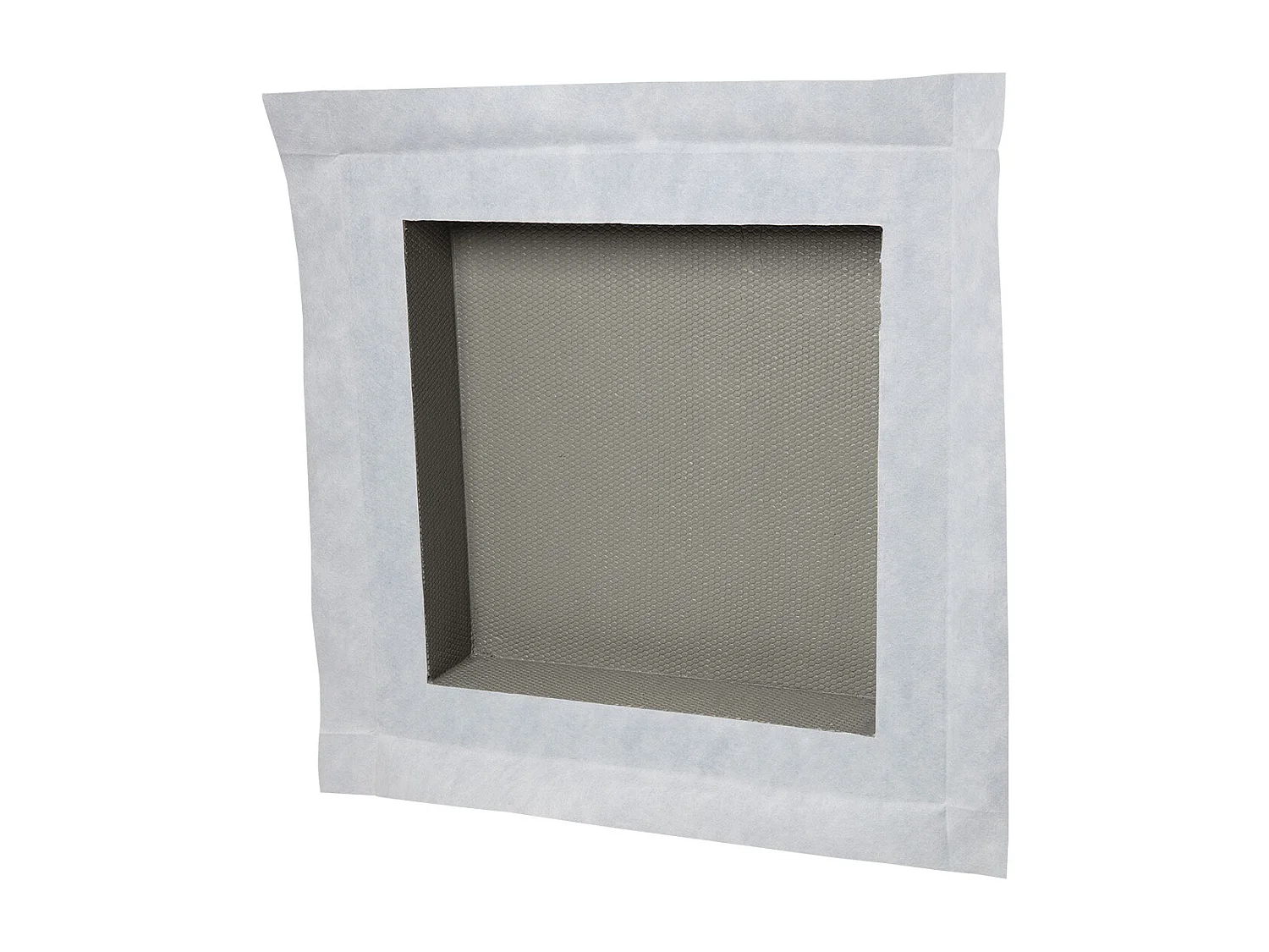 Duo de niches à carreler étanches 40x40 cm – profondeur 6 cm – avec natte étanche – DUONICHE40/40-INT-OB