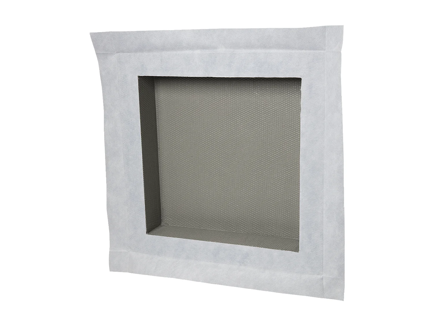 Duo de niches à carreler étanches 40x40 cm – profondeur 6 cm – avec natte étanche – DUONICHE40/40-INT-OB