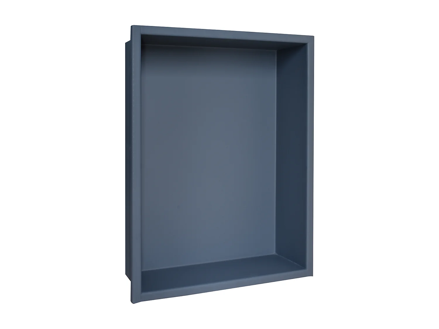 Niche design 80x30 cm encastrable en acier inox – gris ardoise – NICHE8030-EN-7015-OB