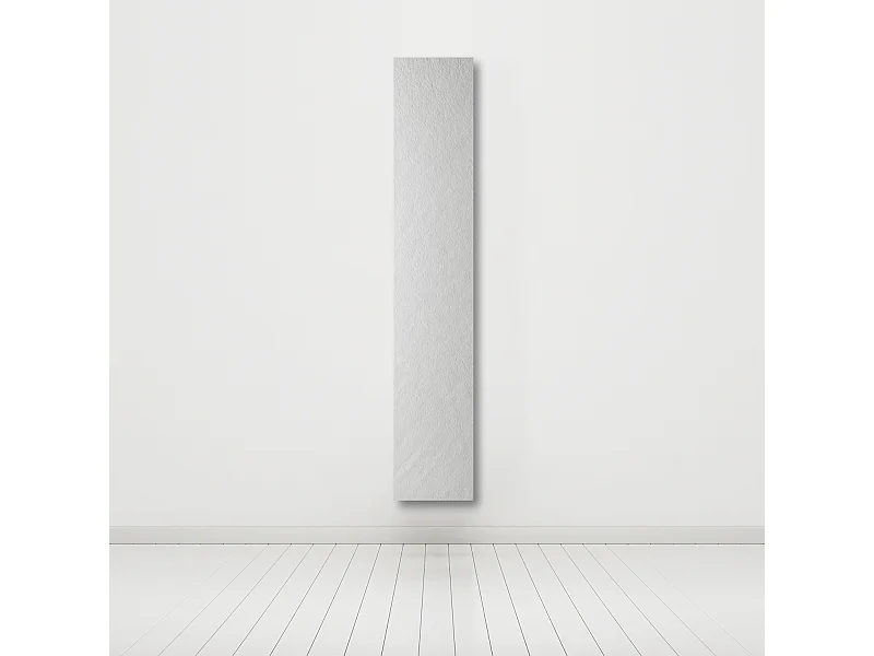 Radiateur électrique 800W vertical 180x40 cm – résine aspect ardoise blanc – I-RE9003M-904-OB