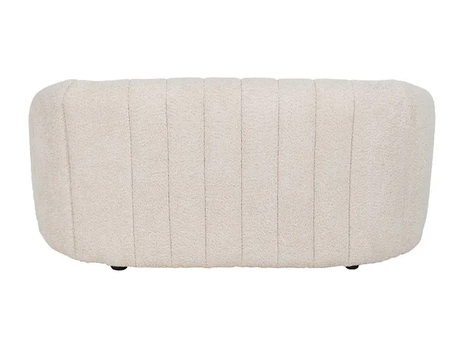 Canapé 2 places en étoffe beige PANDORELLE