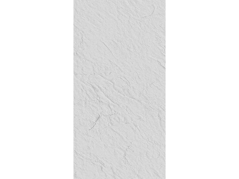 Feuille de pierre - Effet pierre naturelle - Pack de 5,76 m² - Lot de 8 pièces - L60 x H120 cm - blanc ivoire - SAMOVA