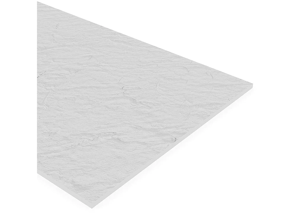 Feuille de pierre - Effet pierre naturelle - Pack de 5,76 m² - Lot de 8 pièces - L60 x H120 cm - blanc ivoire - SAMOVA