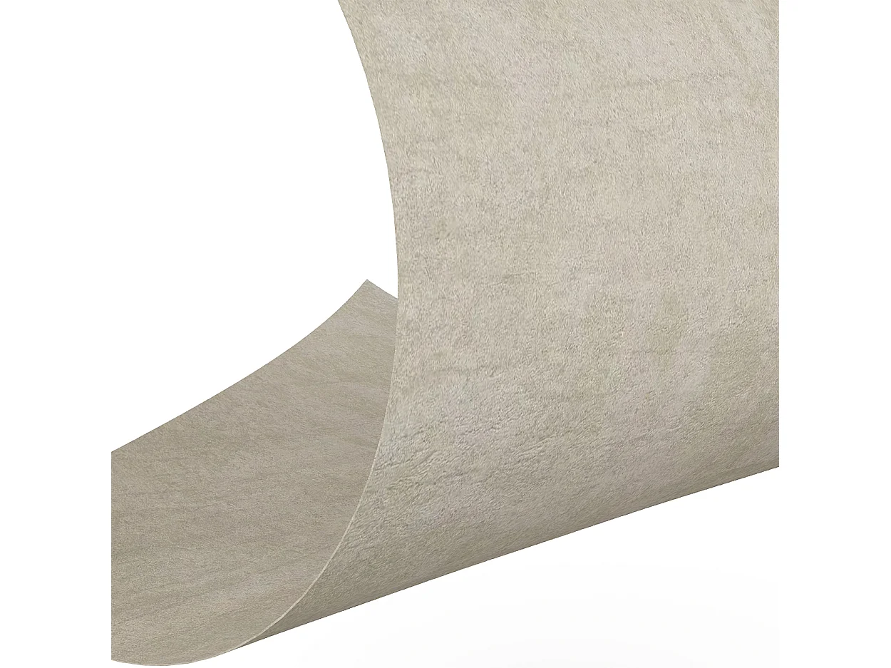 Feuille de pierre - Effet travertin - Pack de 5,76 m² - Lot de 8 pièces - L60 x H120 cm - beige - SAMOVA