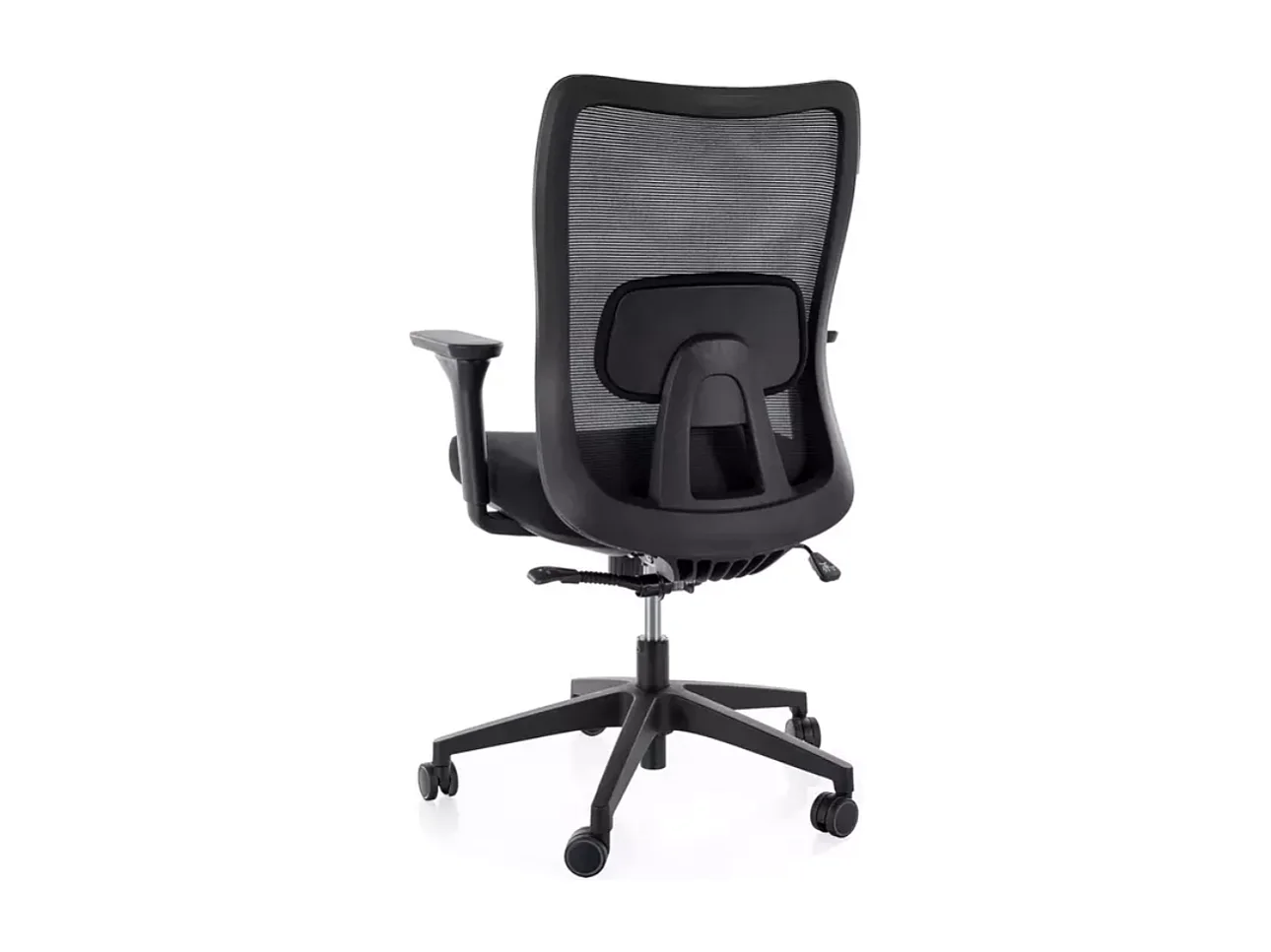 Chaise de bureau YLA ergonomique pivotante mesh noire TILT multibloc soutien lombaire réglable