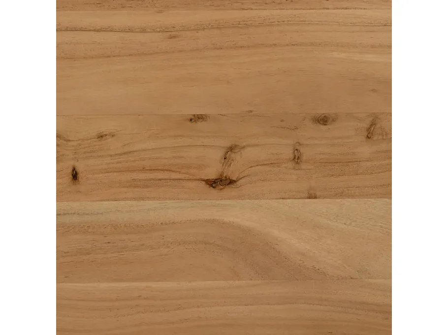 Table à manger 180 cm bois acacia massif pieds croisés ajustables OLISAR