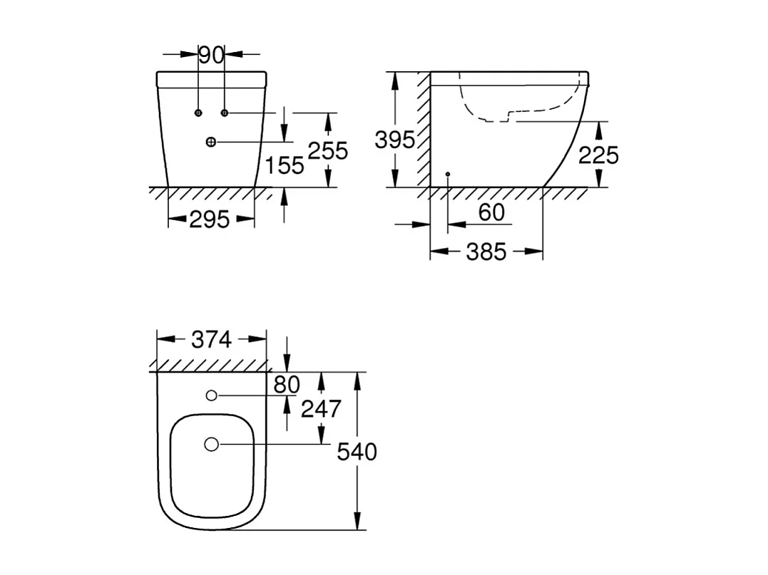 GROHE - Bidet a poser