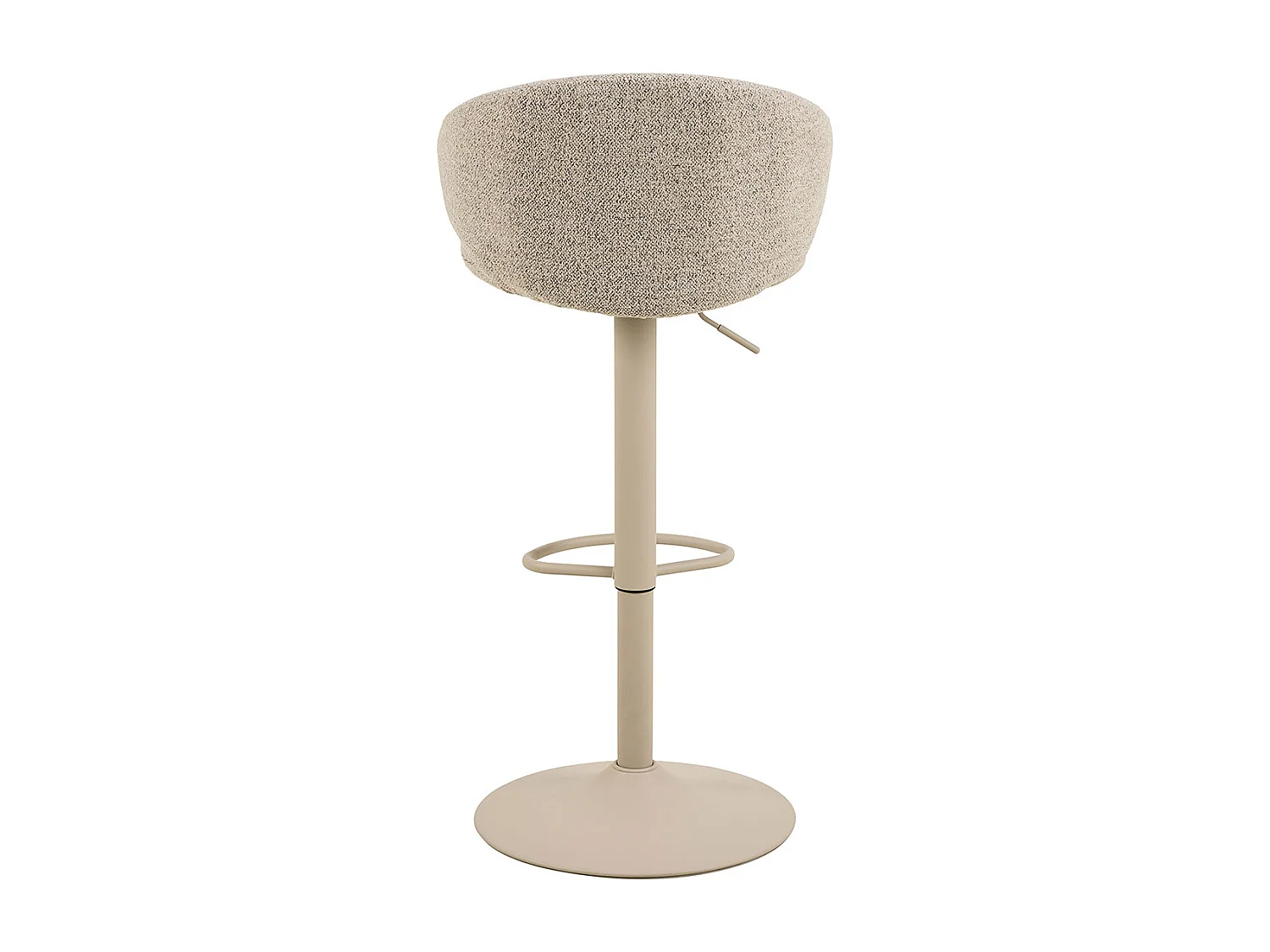 Ella Barhocker Drehfunktion und Gasfeder Bouclé Beige.