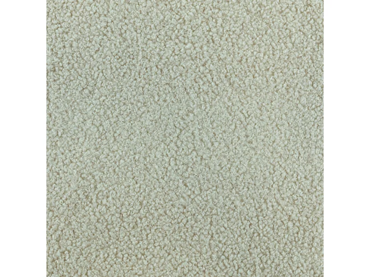 BESILIO Lit tapissé 120x200 bouclé Milly – lit avec coffre de rangement et sommier, lit coffre moderne en mousse épaisse – Beige