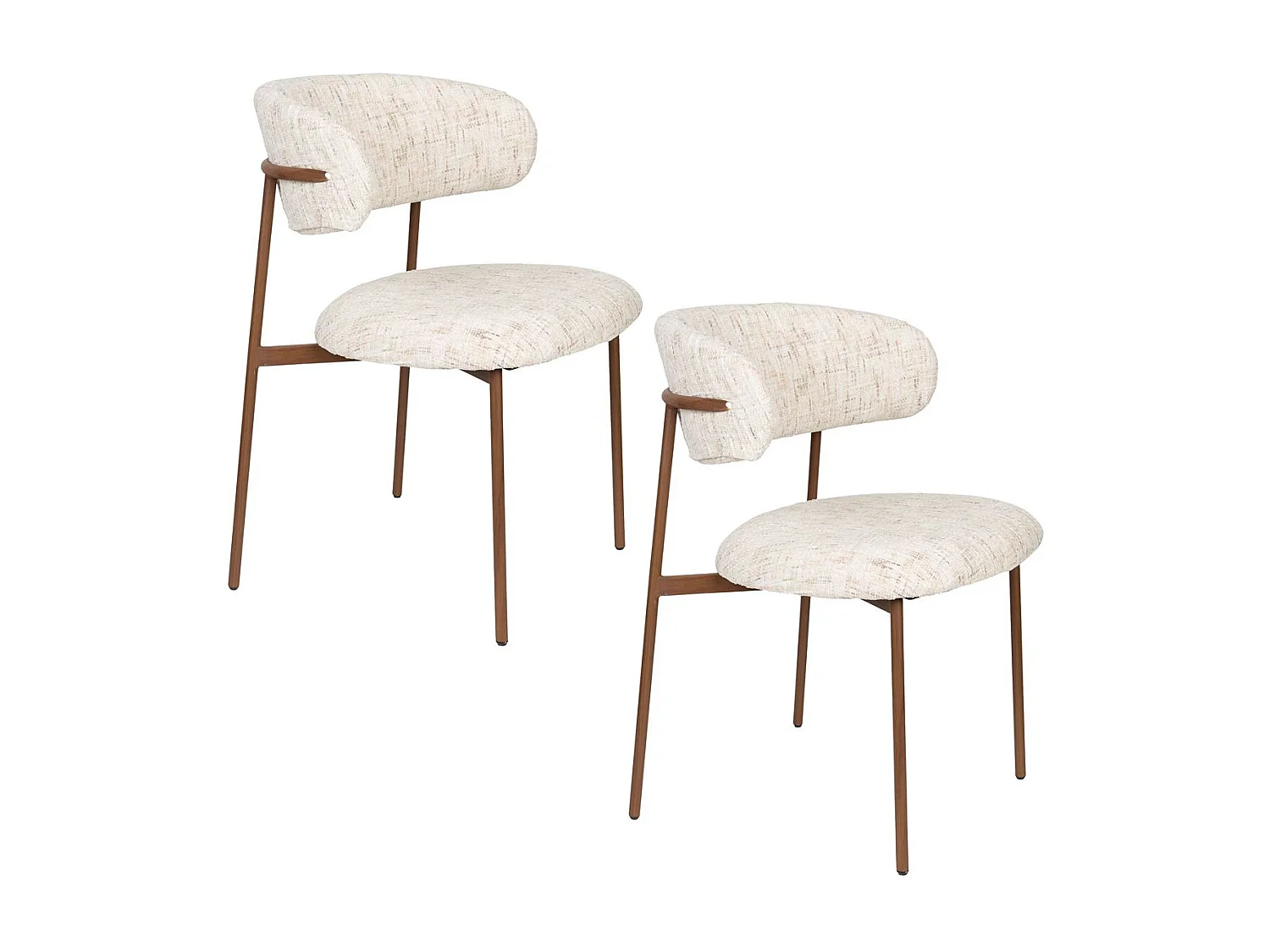 2 Chaises en tissu Claes
