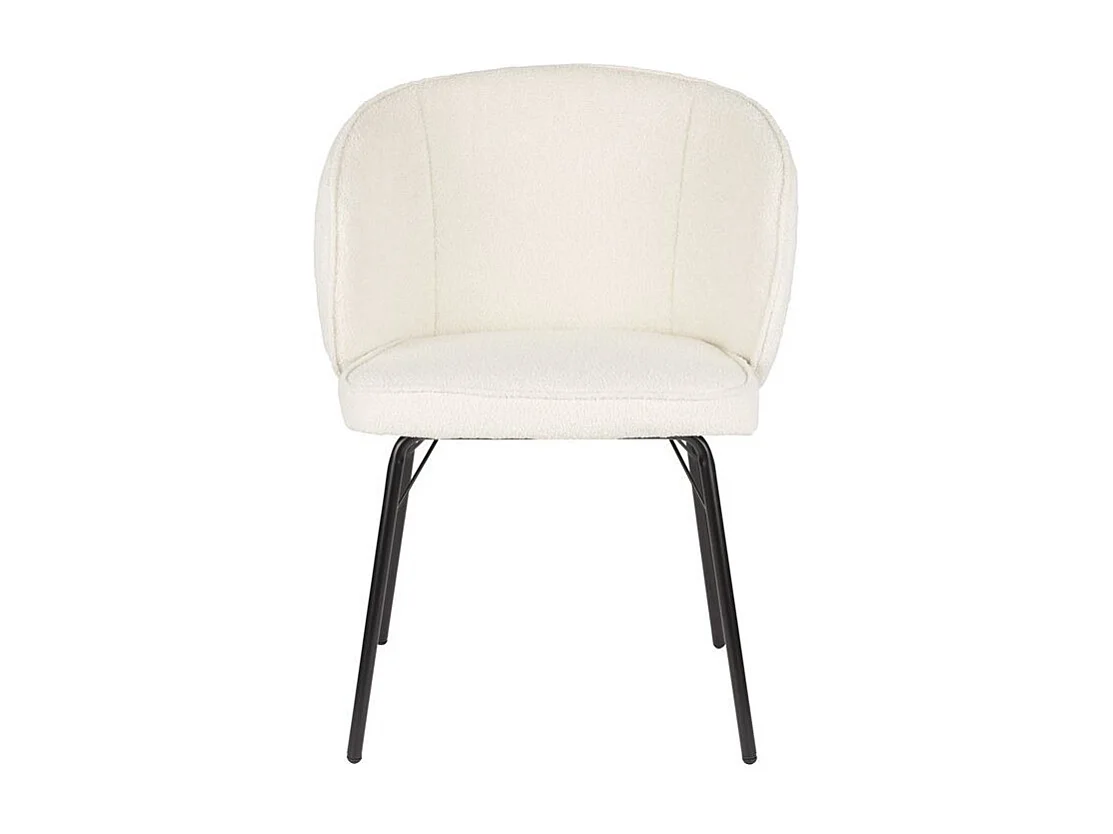 Chaises JOA en tissu bouclé - lot de 2