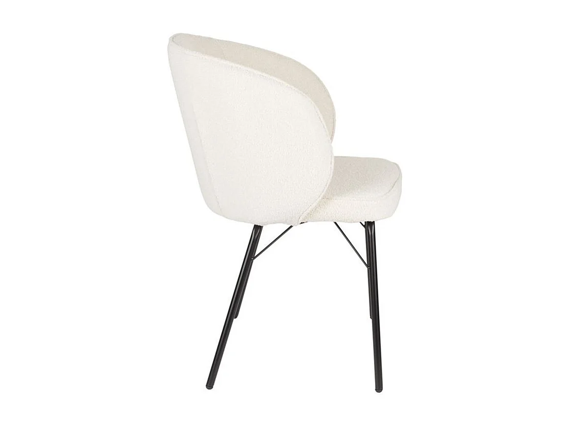 Chaises JOA en tissu bouclé - lot de 2