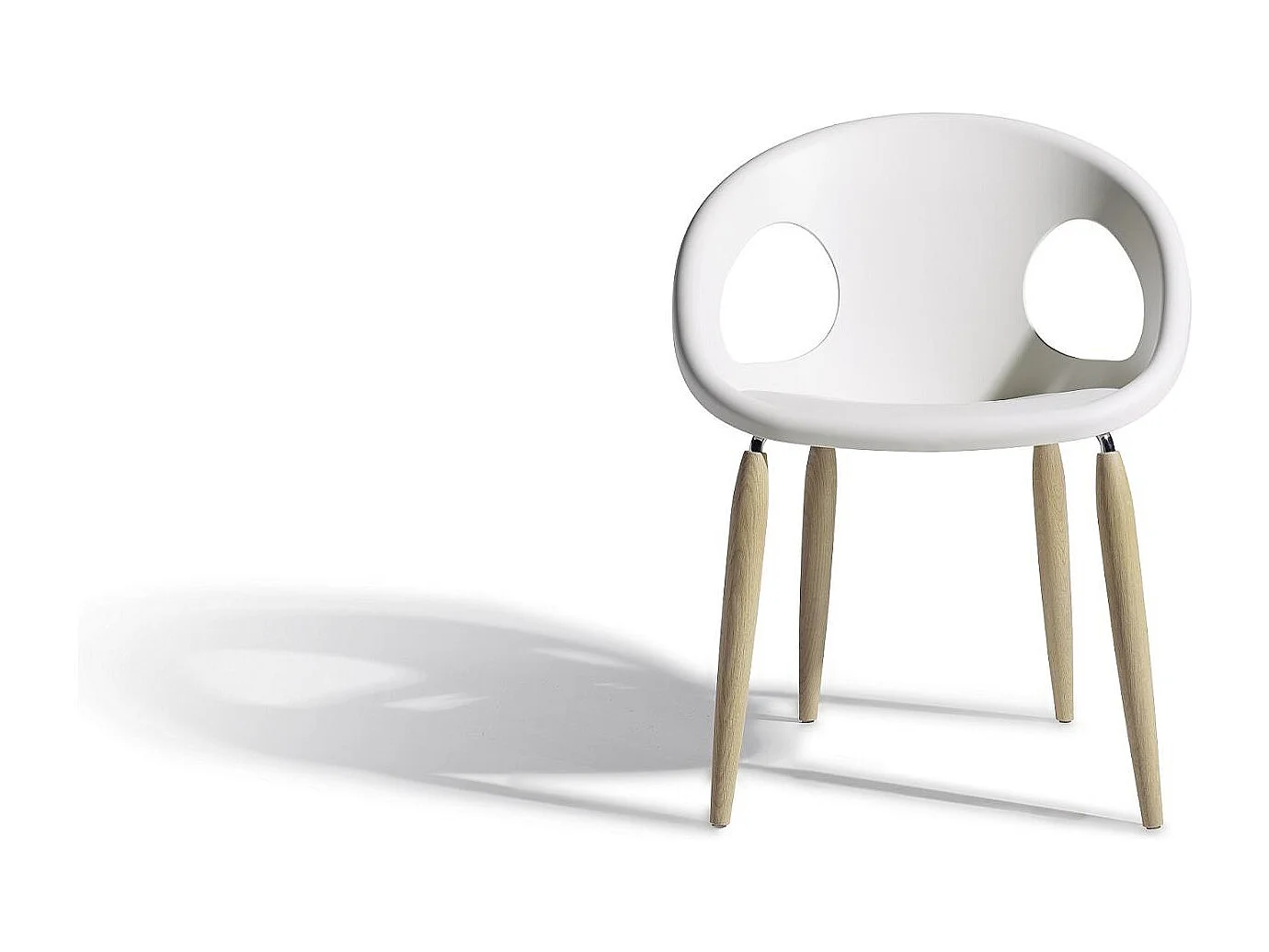 Chaise - pieds bois naturel - NATURAL DROP - vendu à l'unité - déco