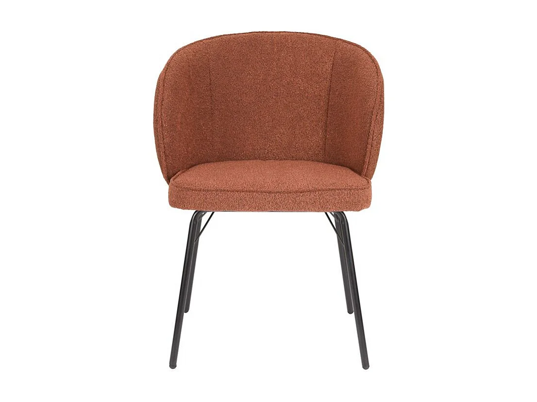 Chaises JOA en tissu bouclé - lot de 2