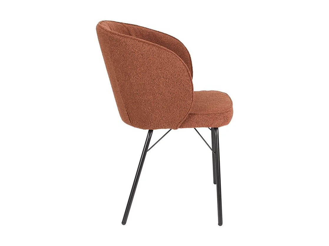 Chaises JOA en tissu bouclé - lot de 2