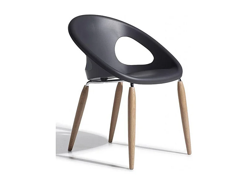 Chaise - pieds bois naturel - NATURAL DROP - vendu à l'unité - déco