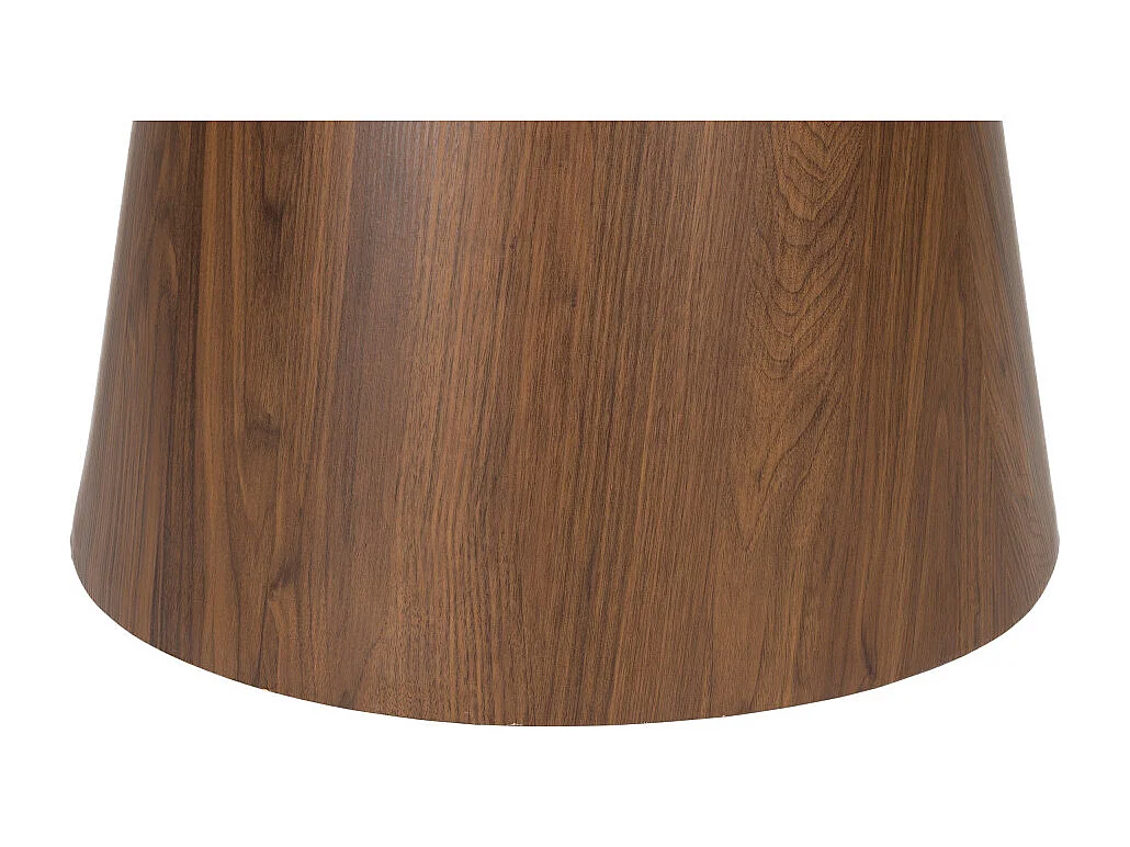 Almira, Table ronde bois mdf et céramique 115 cm