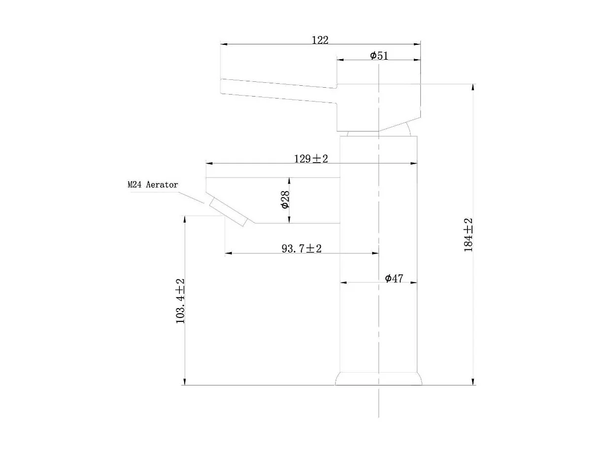 Deco Torneira para lavatório baixo cinza chumbo Essebagno