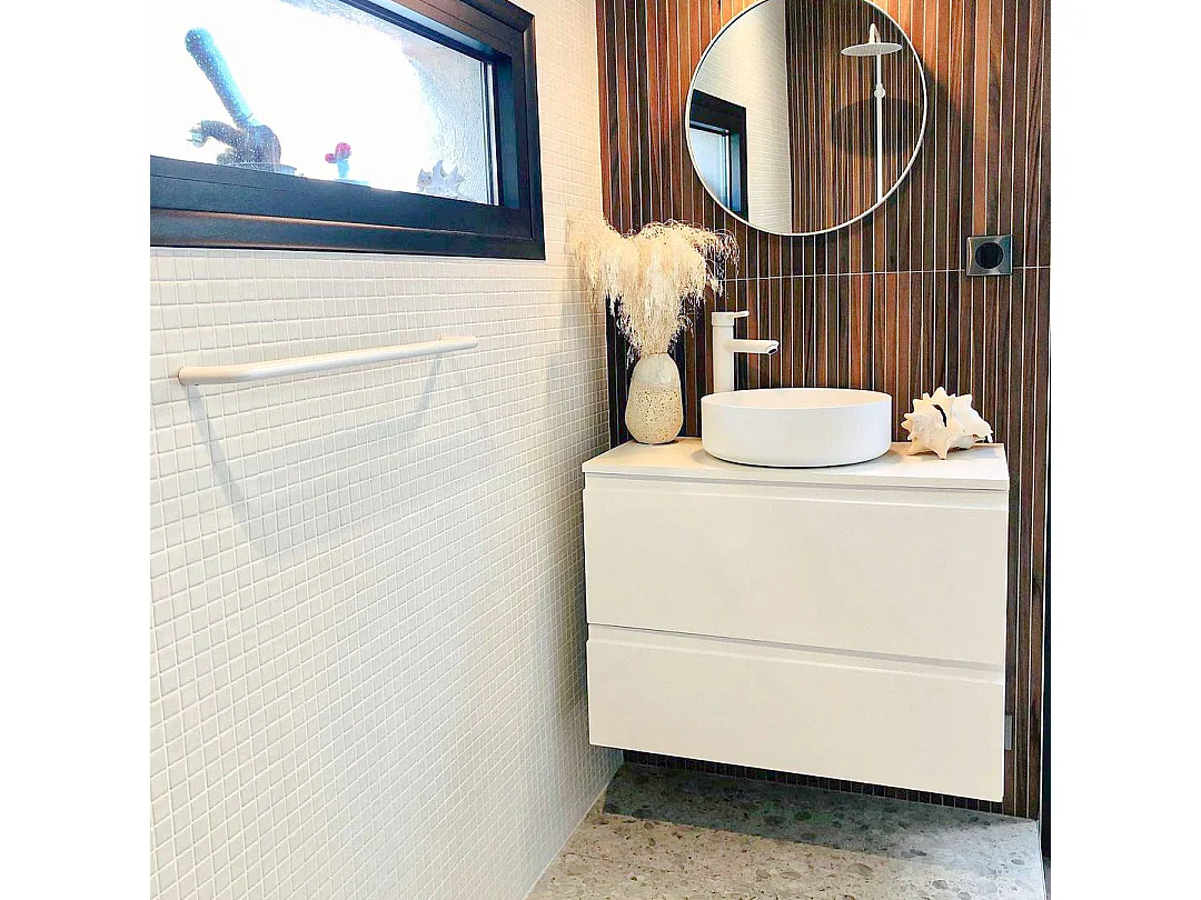 Deco Torneira para lavatório alto branco Essebagno