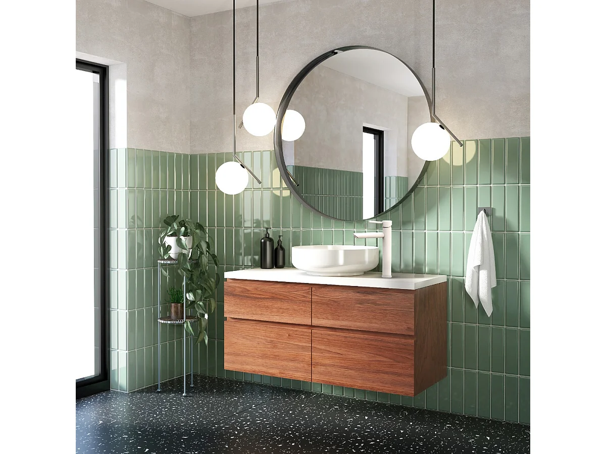 Deco Torneira para lavatório alto branco Essebagno