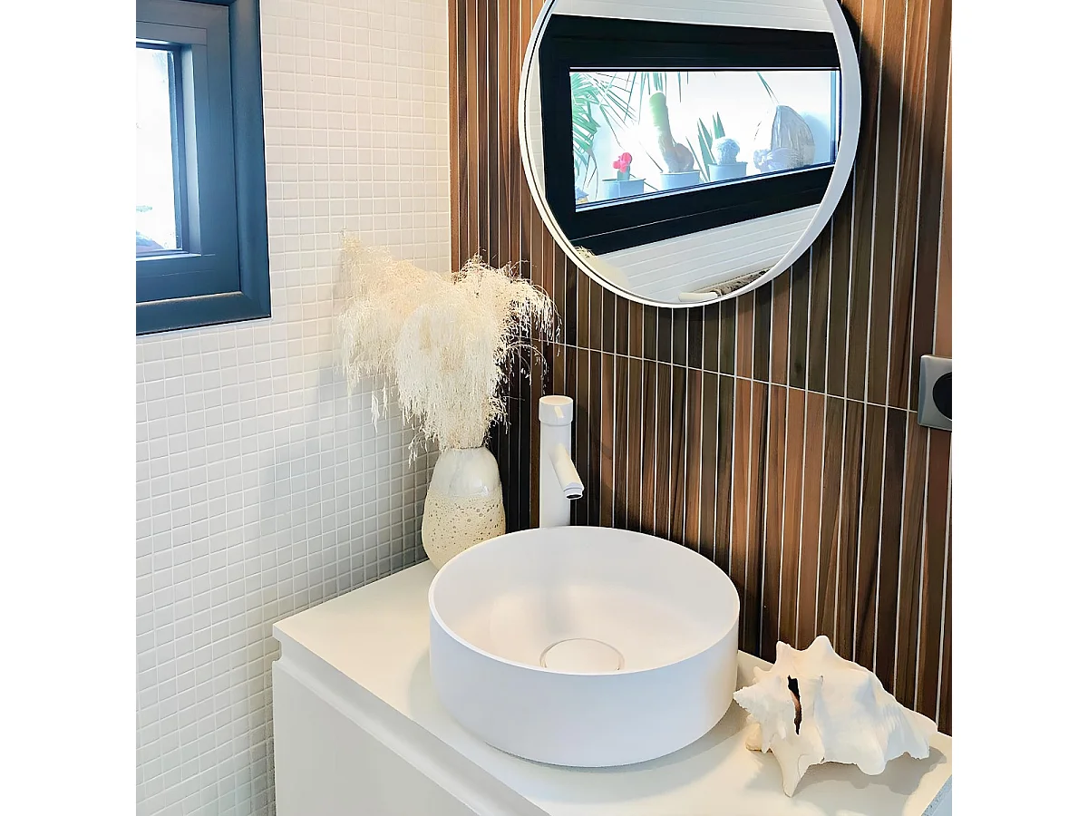 Deco Torneira para lavatório alto branco Essebagno