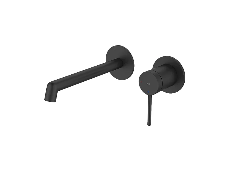 Envol II mitigeur encastré lavabo noir - Essebagno