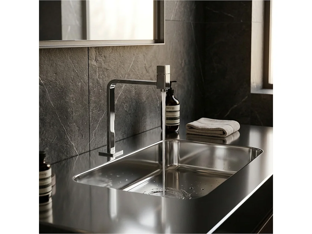 Target rubinetto per lavabo cromato acqua fredda Essebagno