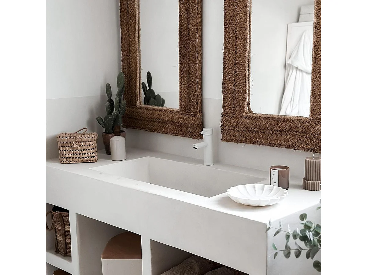 Deco Torneira para lavatório baixo branco fosco Essebagno
