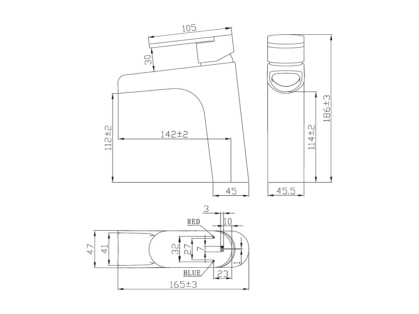 Jungle misturador para lavatório cascata baixo cromado Essebagno