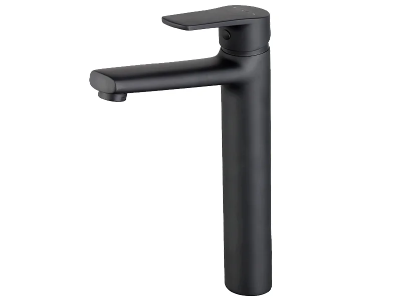Full mitigeur lavabo haut noir mat - Essebagno