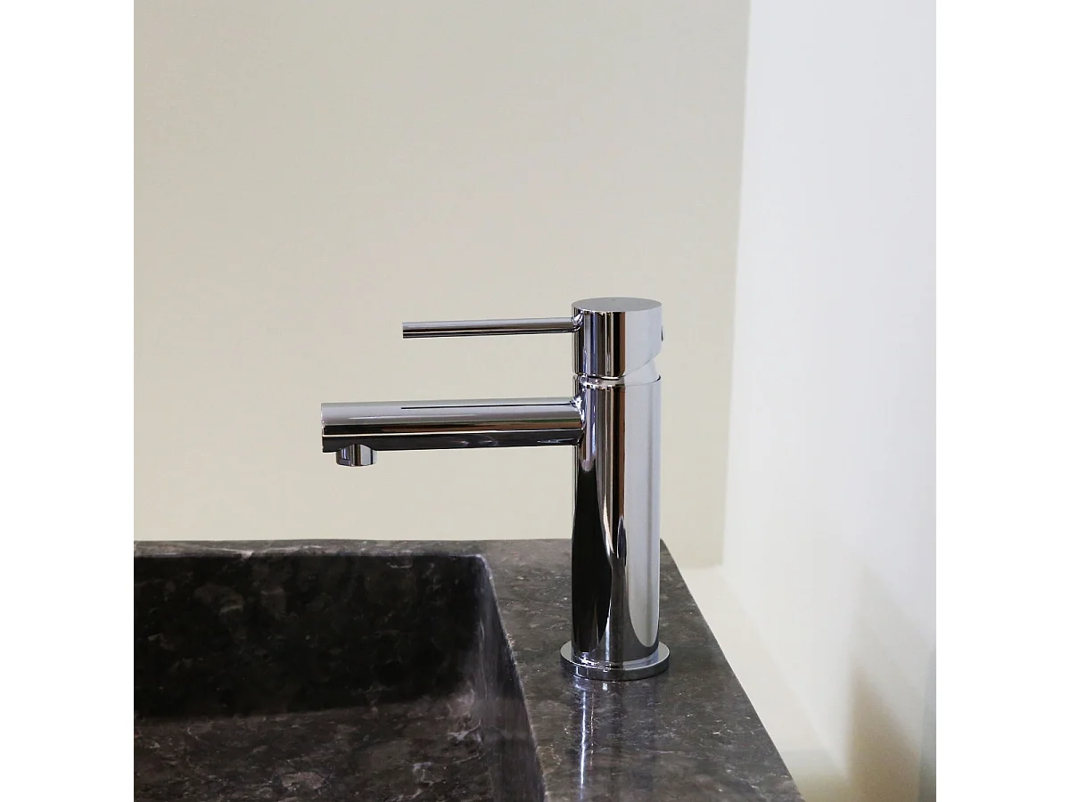 Luisa misturadora de lavatório baixa cromada Essebagno