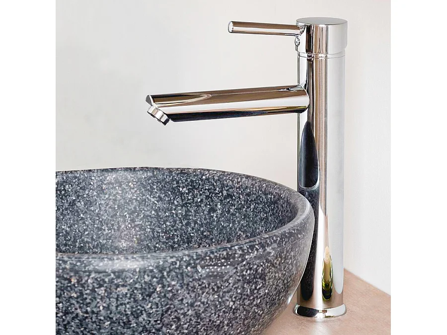 Deco misturador de lavatório alto cromo Essebagno