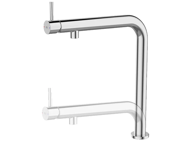 Magic Einhebelmischer für Spüle versenkbar chrom Essebagno