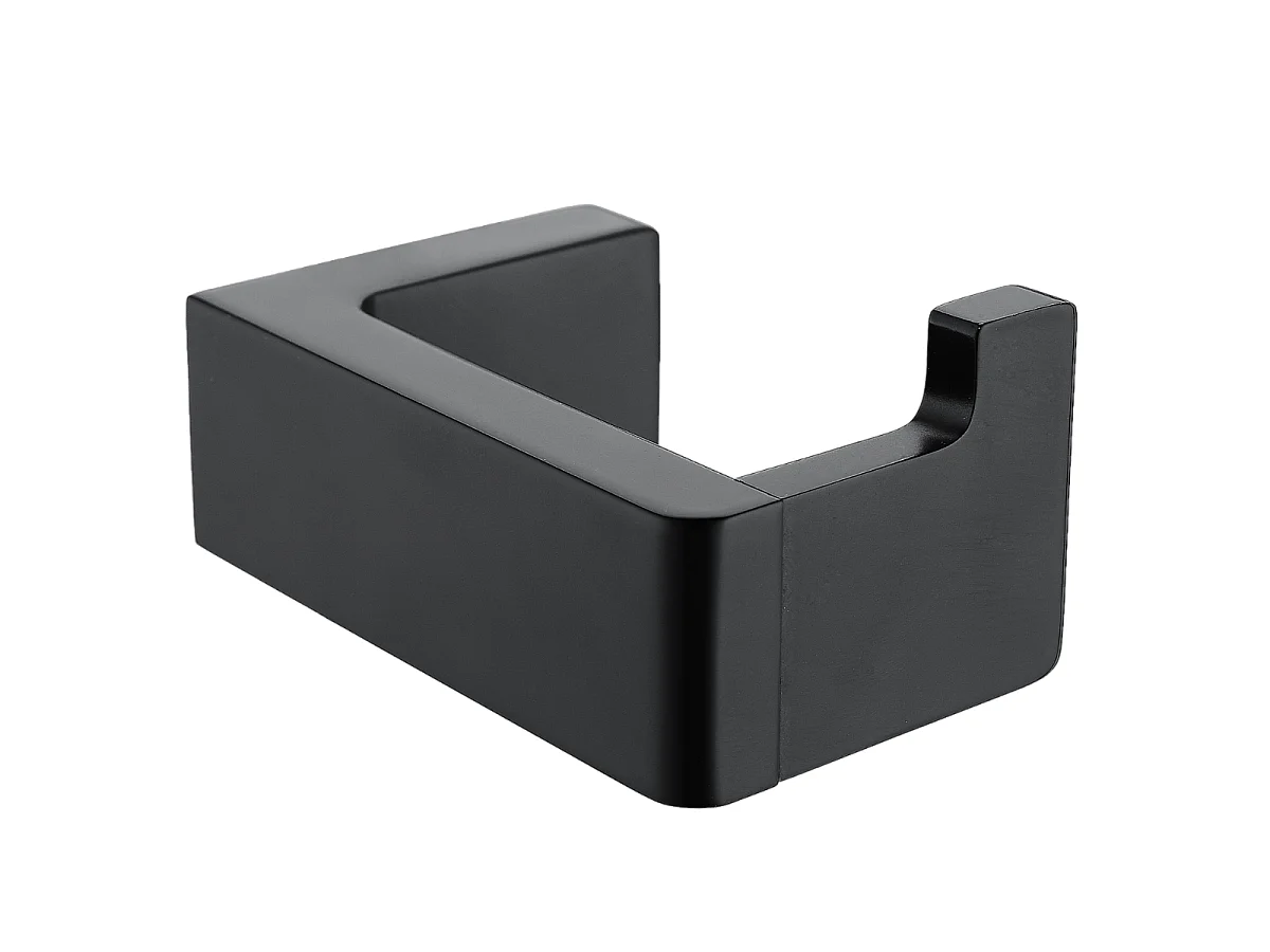 Luisa gancio a parete nero Essebagno