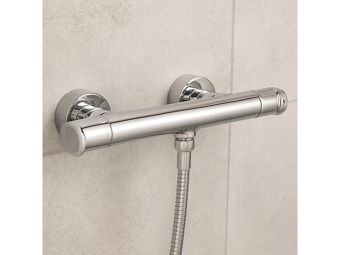 Aero Misturador termostático para chuveiro cromado Huber