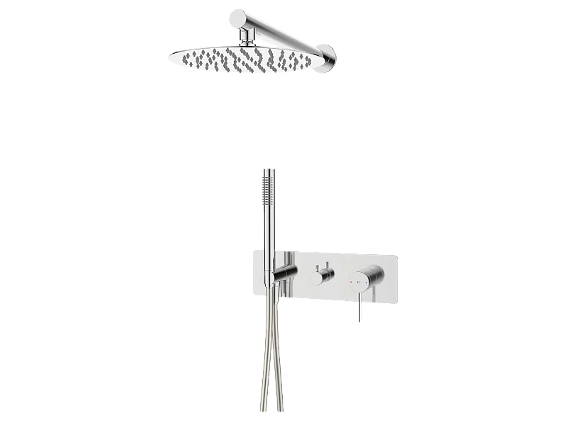 Envol Unterputz-Duschsäule mechanisch chrom Essebagno