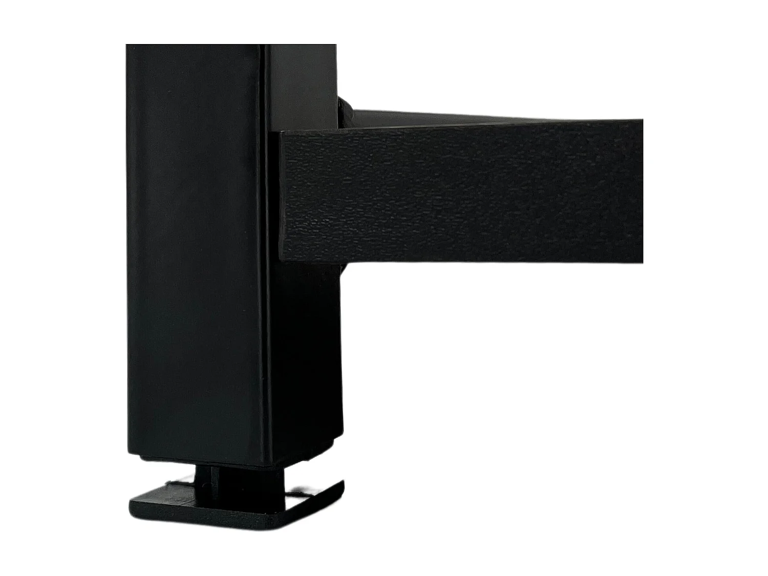 Étagère murale industrielle sur pied AKORD Noire 60 cm façade Chêne Craft 6 étagères 60x32x192 cm