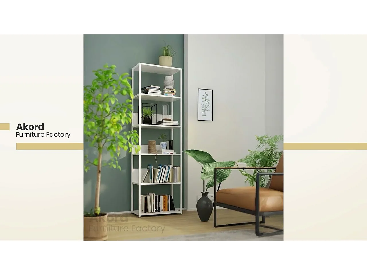 Open Boekenkast, Ladderkast, Industriële Stijl / Metalen Vakkenkast met 6 Planken / Opbergplank / Boekenrek Opslagrek / Zwart - Sonoma Eik / 60 x 192 x 32 cm