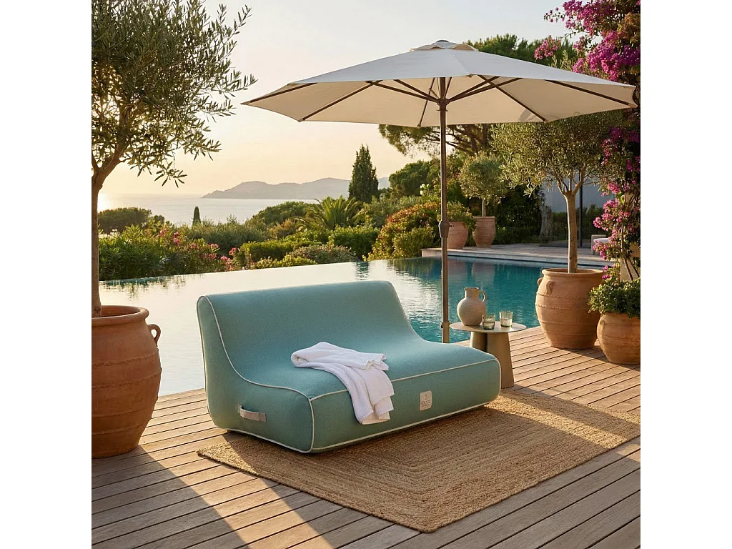 Coco Lounge Aufblasbares Gartensofa ALIZÉ Ambiente Soge Wassergrün