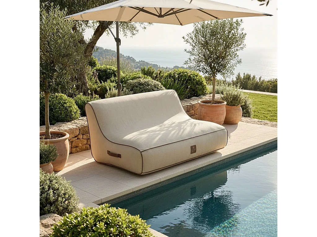 Coco Lounge Aufblasbares Gartensofa ALIZÉ Ambiente Aloha Gebrochenes Weiß