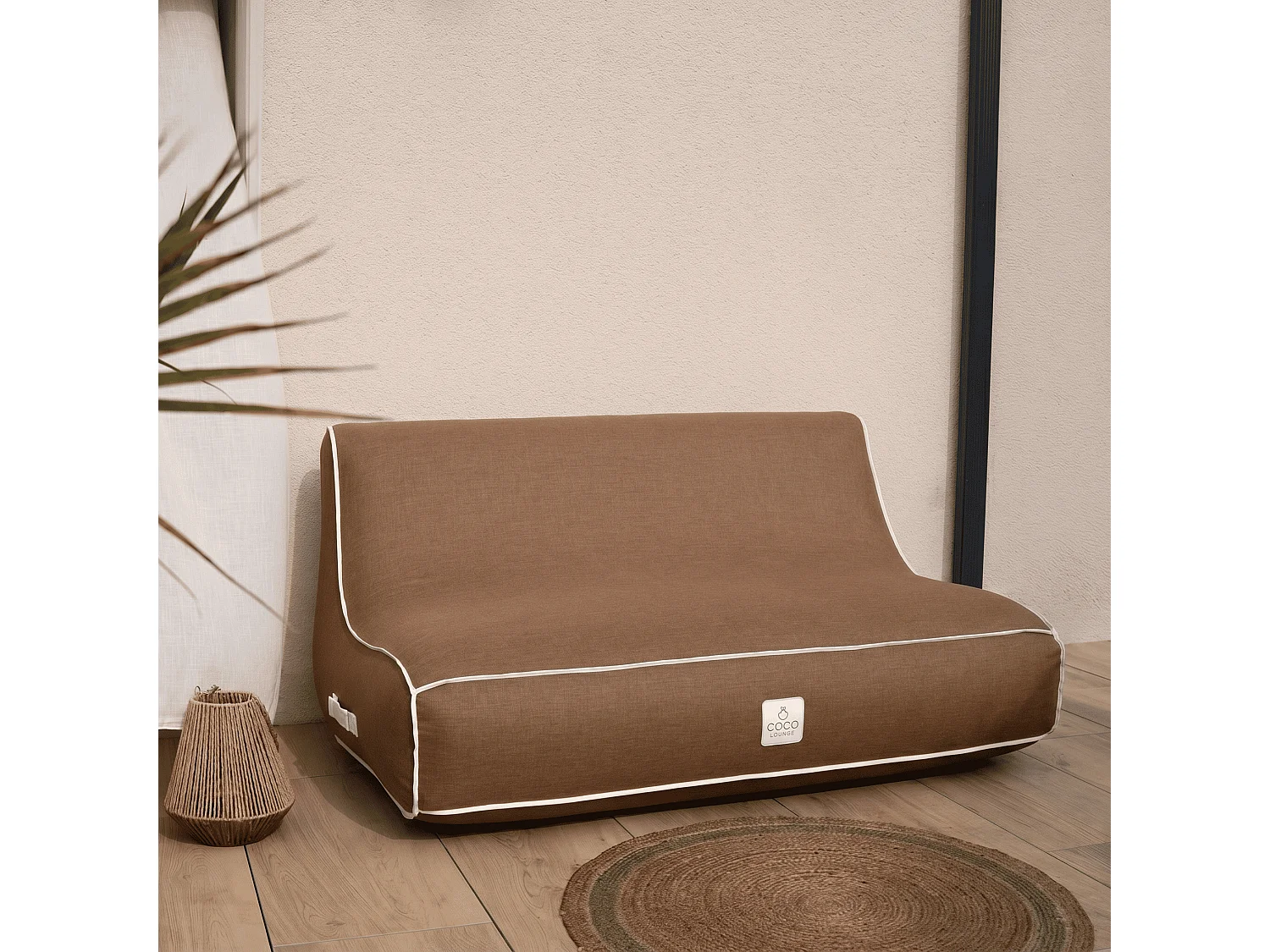 Coco Lounge Nadmuchiwana sofa ogrodowa ALIZÉ styl Moka czekoladowy