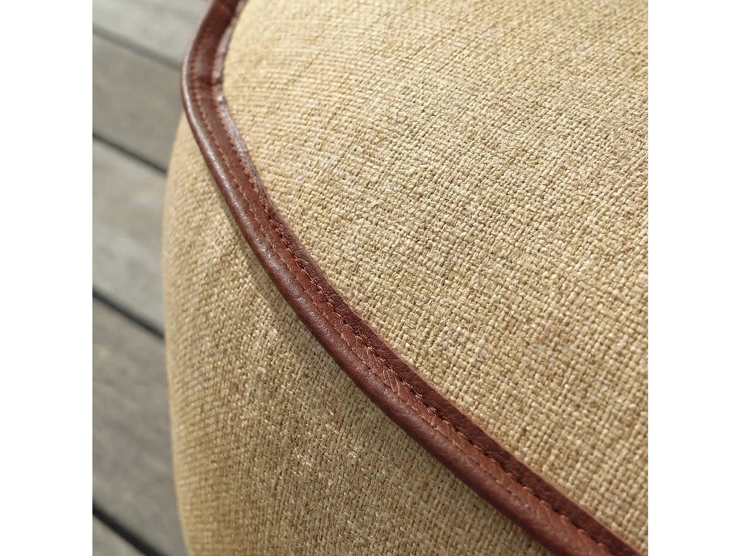 Coco Lounge Canapé de jardin gonflable ALIZÉ ambiance Boho couleur toile de jute