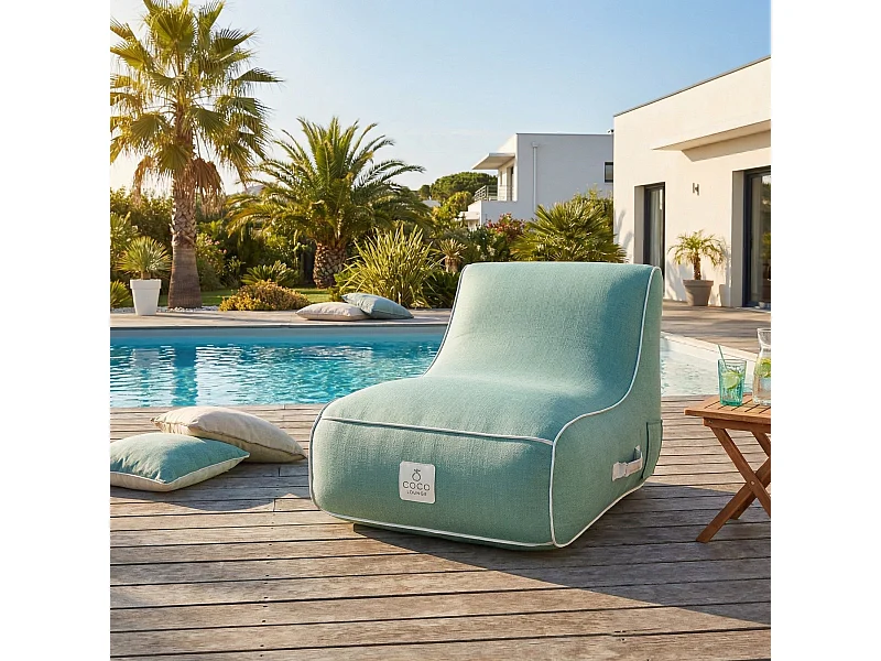 Coco Lounge Aufblasbarer Gartensessel RIVIERA Ambiente Soge Wassergrün